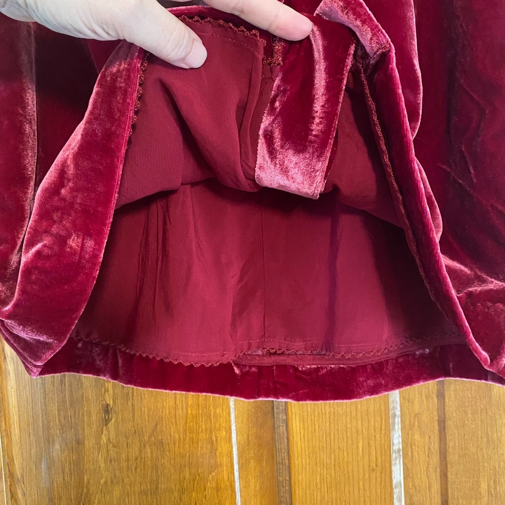 NWT Anthropologie Montie Velvet Miniskirt size 6 - Picture 7 of 11